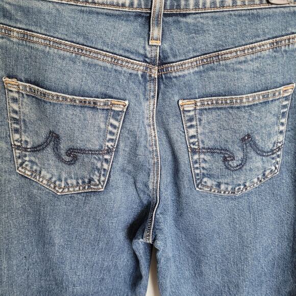 AG Adriano Goldschmied The Etta Women's Size 26 High Waisted Jeans Wide Leg Crop - Picture 12 of 16